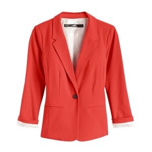 Orange blazer